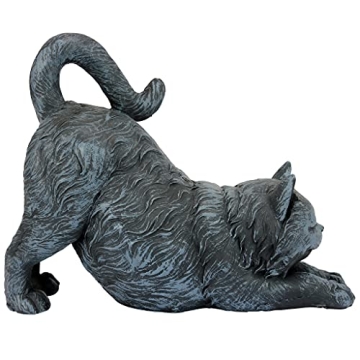 Design Toscano Playful Cat Stretching Statue for Cat Lovers