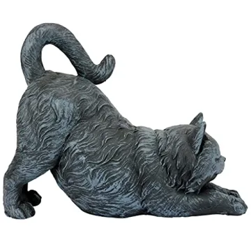 Design Toscano Playful Cat Stretching Statue for Cat Lovers