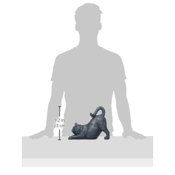 Design Toscano Playful Cat Stretching Statue for Cat Lovers
