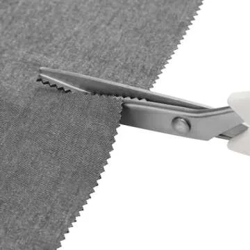 Fri4Free Pinking Shears, 9" Zig Zag Craft Scissors Decorative Edge, Pinking Shears for Fabric Cutting, Professional Dressmaking Sharp Comfort Grips Scrapbook Fabric Sewing Scissors