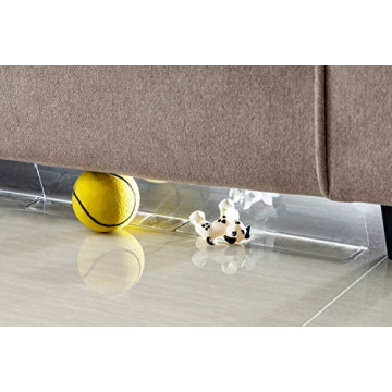 BOWERBIRD Clear Toy Blockers - Prevent Clutter Under Furniture