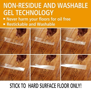 BOWERBIRD Clear Toy Blockers - Prevent Clutter Under Furniture