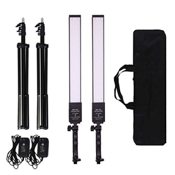 GIJUANRING Dimmable LED Video Light Kit for Photography
