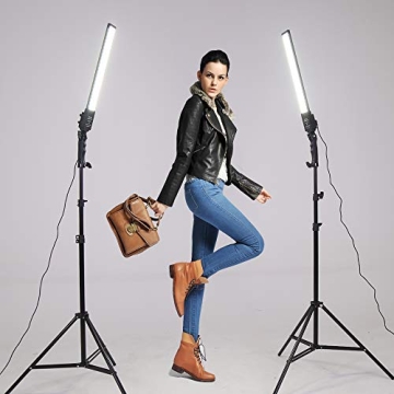 GIJUANRING Dimmable LED Video Light Kit for Photography