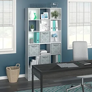 ClosetMaid 9 Cube Wood Organizer Stylish Stackable Storage