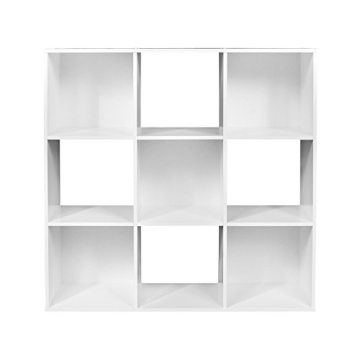 ClosetMaid 9 Cube Wood Organizer Stylish Stackable Storage