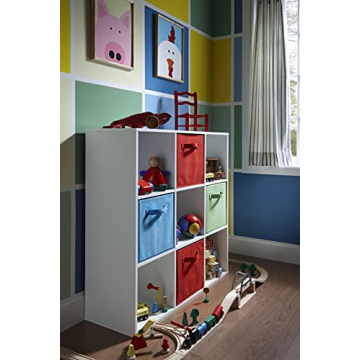ClosetMaid 9 Cube Wood Organizer Stylish Stackable Storage