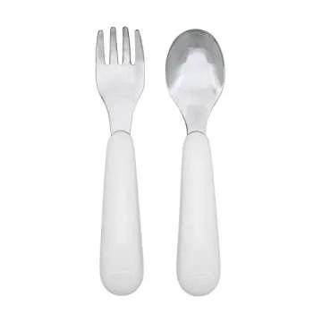 OXO Tot Fork And Spoon Set for Toddlers - Pink