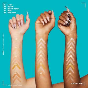 NYX PROFESSIONAL MAKEUP Wonder Pencil, Multi-Use Micro Highlighter & Concealer Stick - Light