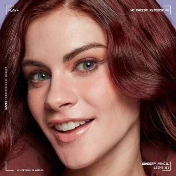 NYX PROFESSIONAL MAKEUP Wonder Pencil, Multi-Use Micro Highlighter & Concealer Stick - Light