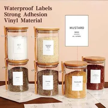 Organization & Style - HHMJSM Glass Jar Set
