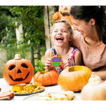 Notes From Me! 50 Tear-Off Lunch Box Notes for Kids, Halloween Facts & Funnies, Fun, Spooky, & Educational, Trick or Treating, Halloween Parties, Back to School Essential, Ages 8+