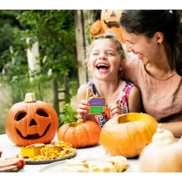 Notes From Me! 50 Tear-Off Lunch Box Notes for Kids, Halloween Facts & Funnies, Fun, Spooky, & Educational, Trick or Treating, Halloween Parties, Back to School Essential, Ages 8+