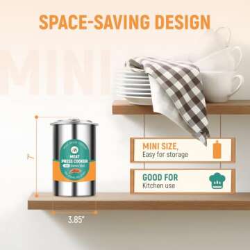 Newhai Ham Maker Meat Press Tool for Making Ham Meat Deli Lunch Maker Homemade Lunch with Thermomete...