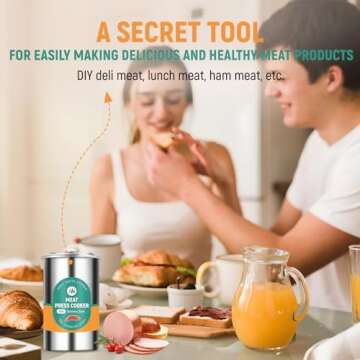 Newhai Ham Maker Tool with Thermometer for Delicious Deli Ham