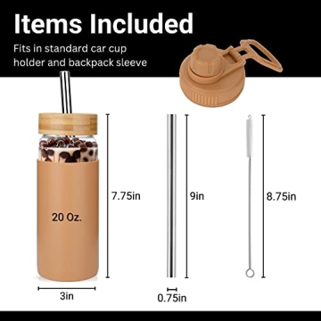 Flode 20oz Tumbler Water Bottle - Leak Proof & Stylish