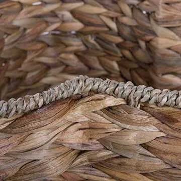 Bone Dry Bone Shape Hyacinth Toy Basket for Stylish Storage