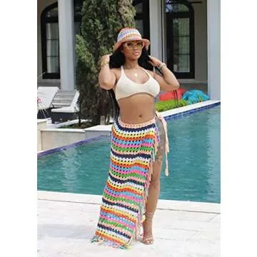 Mintsnow Beach Sarong Wrap Coverup for Women Summer Knits