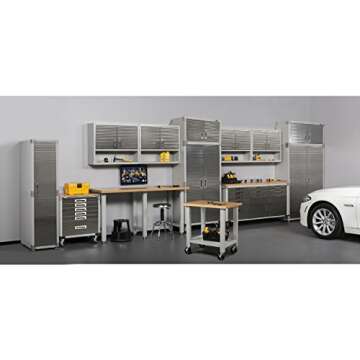 Seville Classics UltraHD Heavy Duty Lockable Storage Cabinet