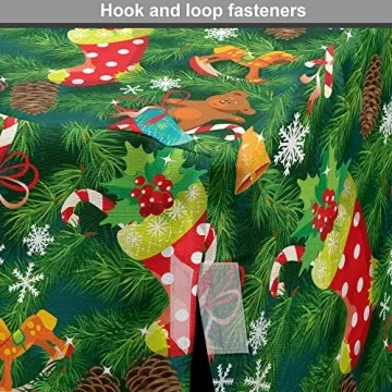Ambesonne Christmas Dog Crate Cover for Medium Large Dogs