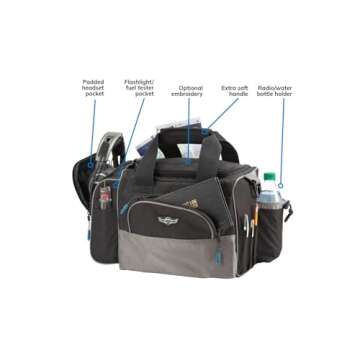 Flight Gear Sporty's Crosswind Aviation Pilot's Bag