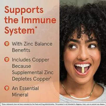 Jarrow Formulas Zinc Balance - 15 mg with Copper for Immune Support