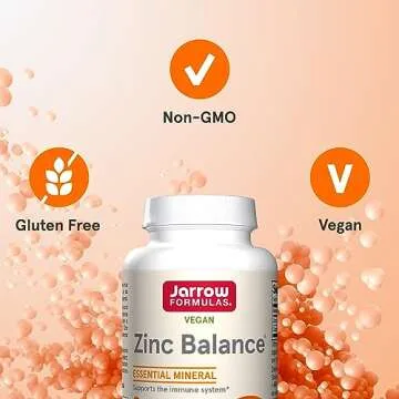 Jarrow Formulas Zinc Balance - 15 mg with Copper for Immune Support