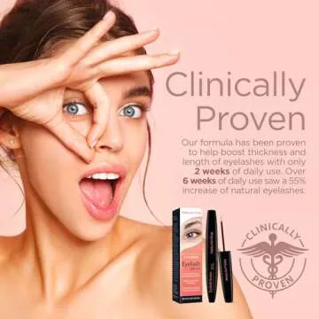 Natural Vine Eyelash Growth Serum for Fuller Thicker Lashes