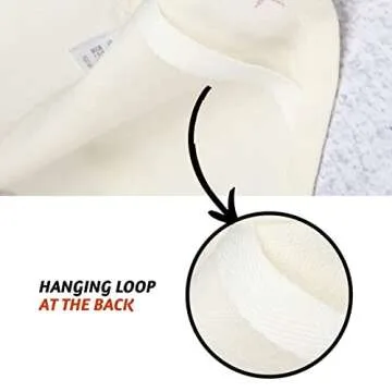 Folkulture Kitchen Towels and Dishcloth Set, Tea Towels with Hanging Loop, 20" X 26" Boho Dish Towels, 100% Cotton Modern Dish Cloth, Flour Sack Hand Towel for Home Décor, Set of 3, Desert