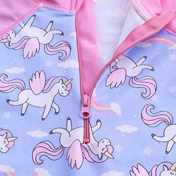 XFGIRLS Baby Girls Swimwear with UPF 50+ Protection