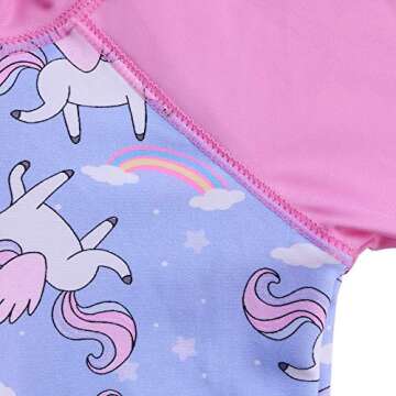 XFGIRLS Baby Girls Swimwear with UPF 50+ Protection