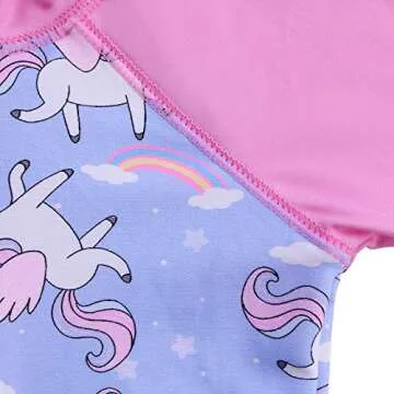 XFGIRLS Baby Girls Swimwear with UPF 50+ Protection