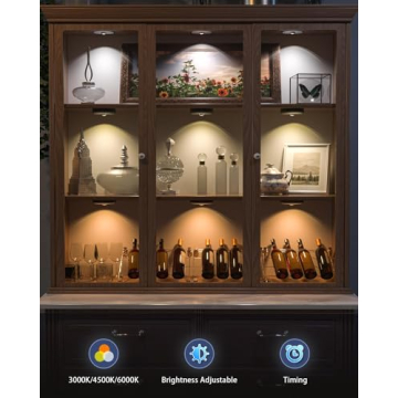 WILLED Rechargeable Puck Lights with Remote Control