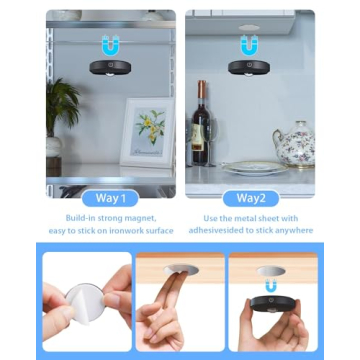 WILLED Rechargeable Puck Lights with Remote Control