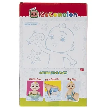 CoComelon Splish Splash JJ Doll with Shark Bath Squirter