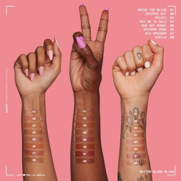 NYX Butter Gloss Bling Lip Gloss - Vegan & Non-Sticky Shine