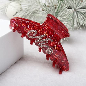 3Pcs Christmas Hair Claw Clips for Women Girls