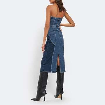 Vertundy Women's Stylish Fold Over Knee High Boots - Size 10 Black