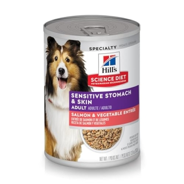 Hill's Science Diet Sensitive Stomach & Skin, Adult 1-6, Stomach & Skin Sensitivity Support, Wet Dog...