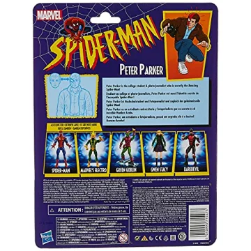 Peter Parker 6-inch Collectible Figure for Spider-Man Fans