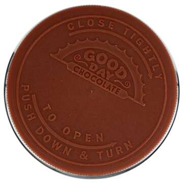 Good Day Dark Chocolate Melatonin for Adults [ 80 Count ] - Fair Trade Non-GMO Dark Milk Chocolate with Chamomile and Melatonin 1 mg - Adult Melatonin, Adult Natural Sleep Aid Supplement