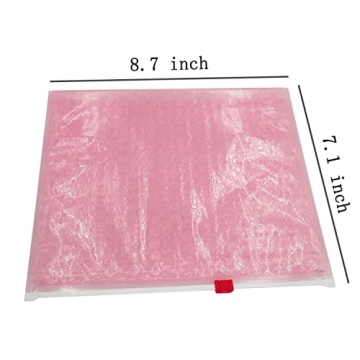 Pink Bubble Pouch Slider Zip 5PCS Travel Organizers