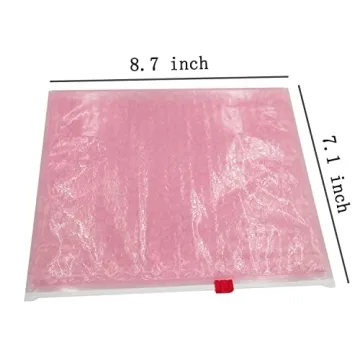 Pink Bubble Pouch Slider Zip 5PCS Travel Organizers