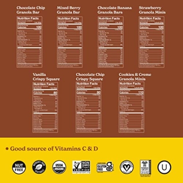 MadeGood Healthy Variety Pack - 40 Organic Snacks