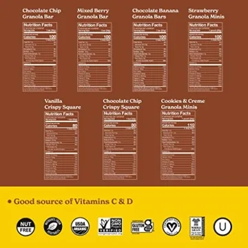 MadeGood Healthy Variety Pack - 40 Organic Snacks