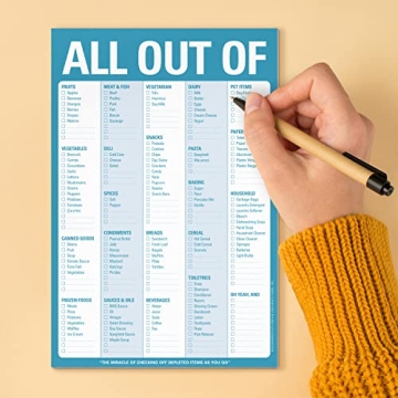 Knock Knock Grocery List Notepad - Stay Organized Easily