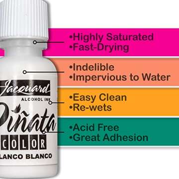 Jacquard Pinata Alcohol Ink Exciter Pack - Made in USA - Overtones with 9 Colors - 1/2 Ounce Bottles - Bundled with Moshify Blending Pen