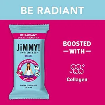 Jimmy Beauty Bar 12 Count with Collagen and Flavorful Bliss