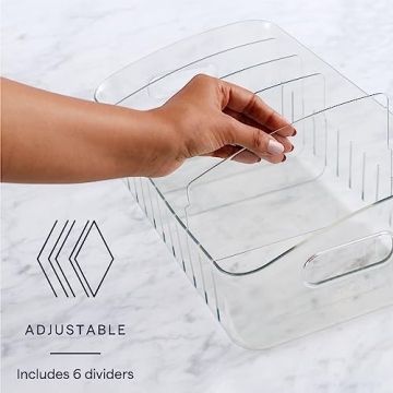 YouCopia FreezeUp Freezer Bin with Adjustable Dividers