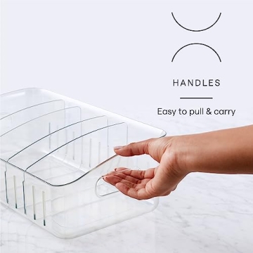 YouCopia FreezeUp Freezer Bin with Adjustable Dividers